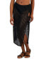 Фото #1 товара Women's Crochet Side-Tie Skirt Cover-Up, Created for Macy's