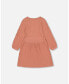 Girl 3/4 Sleeve Knitted Dress Cinnamon Pink - Toddler|Child
