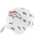 ფოტო #1 პროდუქტის Men's and Women's White Denver Broncos Confetti Clean Up Adjustable Hat