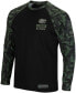 Фото #3 товара Men's Black Florida Gators OHT Military-Inspired Appreciation Camo Raglan Long Sleeve T-shirt