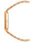 ფოტო #2 პროდუქტის Women's Three Hand Quartz Rose Gold-tone Alloy and Lavender Ceramic Link Bracelet Watch, 32mm