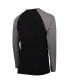 ფოტო #2 პროდუქტის Men's Black Las Vegas Raiders Current Raglan Long Sleeve T-shirt