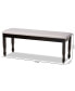 Фото #5 товара Corey Modern and Contemporary Fabric Upholstered Dining Bench