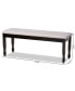 Corey Modern and Contemporary Fabric Upholstered Dining Bench