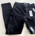 New OLD NAVY WOMENS SLIM STRAIGHT POWER HIGH RISE DESTROYED Black Jeans SIZE 2