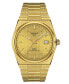 ფოტო #1 პროდუქტის Men's Swiss Automatic PRX Powermatic 80 Gold PVD Stainless Steel Bracelet Watch 40mm