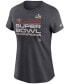 Фото #3 товара Women's Anthracite Tampa Bay Buccaneers Super Bowl LV Champions Locker Room Trophy Collection T-shirt