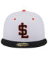 Фото #4 товара Men's White Salt Lake Bees Theme Nights Occidental 59FIFTY Fitted Hat