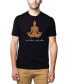 ფოტო #1 პროდუქტის Men's Premium Word Art T-Shirt - Inhale Exhale