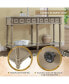 Фото #6 товара Rustic Console Table with Drawers and Shelf