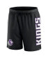 Фото #2 товара Men's Black Sacramento Kings Post Up Mesh Shorts