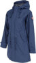 derbe Damen Regenmantel Travel Friese Fisher Striped Friesennerz Damen Regenjacke Bijou blau/blau gestreift