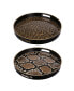 Фото #1 товара Quinn Round Trays, Safari, Set of 2