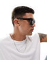 Фото #4 товара Jack & Jones square sunglasses in black