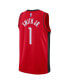 Фото #2 товара Men's and Women's Jabari Smith Jr. Red Houston Rockets 2022 NBA Draft First Round Pick Swingman Jersey - Icon Edition