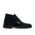 [26155480] MENS CLARKS DESERT BOOT - BLACK SUEDE