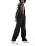 Pieces Tall tailored wide leg heavyweight trousers in black