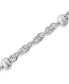 ფოტო #4 პროდუქტის Small Beaded Singapore 18" Chain Necklace in 18k Gold-Plated Sterling Silver, Created for Macy's