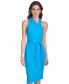 Фото #3 товара Women's Belted Sheath Dress