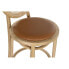 Stool DKD Home Decor Multicolour Natural Light brown 43 x 43 x 108 cm