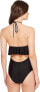 6 Shore Road by Pooja 169324 Womens One-Piece Swimsuit Black Size X-Small