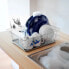 Фото #3 товара Подставка для сушки посуды с корзиной для столовых приборов L Relaxdays Abtropfgestell mit Besteckkorb