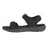 Фото #3 товара Propet Travelactiv Aspire Footbed Womens Black Casual Sandals WST053P-BLK