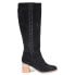 Фото #1 товара Diba True Mar Velus Square Toe Pull On Womens Black Casual Boots 85317-005
