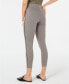 Hue 252615 Women Houndstooth Knit High-Waist Cropped Skimmer Leggings Size 3XL