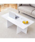 Modern Rectangular MDF Dining Table with Industrial Design