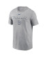 ფოტო #2 პროდუქტის Men's Heather Charcoal Detroit Tigers Local Home Town T-Shirt