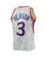 Men's Allen Iverson White Philadelphia 76ers Hardwood Classics 1996-97 Lunar New Year Swingman Jersey