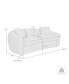 Фото #9 товара Molly 96.5" Upholstered Curved Sofa