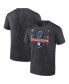 Фото #1 товара Men's Heather Charcoal Houston Astros 2022 World Series Champions Locker Room Short Sleeve T-shirt