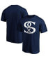 Фото #4 товара Men's Navy Chicago White Sox Cooperstown Collection Forbes Team T-shirt