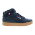 Фото #3 товара Fila V-10 Lux 1CM00881-031 Mens Black Leather Lifestyle Sneakers Shoes