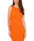 ფოტო #3 პროდუქტის Women's Rib Knit Cutout Sleeveless Cotton Bodycon Dress