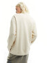 Фото #7 товара Daisy Street quarter zip sweatshirt in stone with tiger graphic