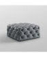 Фото #3 товара Madeline Upholstered Tufted Allover Square Cocktail Ottoman