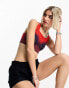 Nike Training Swoosh flyknit bra in red