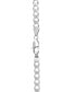 ფოტო #3 პროდუქტის Men's Curb Link 24" Sterling Silver Necklace Chain (5-1/2mm)
