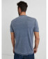 Фото #3 товара Men's Venice Burnout Notch Short Sleeves T-shirt