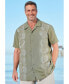 Фото #2 товара Big & Tall Short Sleeve Island Shirt