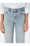 Фото #5 товара Uzun Düz Paça Kot Pantolon Cepli - Nora Longer Straight Jeans