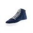 Фото #4 товара French Connection Homer FC7204H Mens Blue Suede Lifestyle Sneakers Shoes