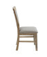 Фото #4 товара Oliver 20" 2 Piece Wood Frame Upholstered Dining Side Chair