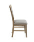 Oliver 20" 2 Piece Wood Frame Upholstered Dining Side Chair