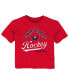 ფოტო #1 პროდუქტის Infant Boys and Girls Red Washington Capitals Take The Lead T-shirt