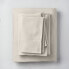 Фото #1 товара 100% Washed Linen Solid Sheet Set - Casaluna