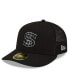 Фото #1 товара Men's Black Chicago White Sox 2022 Batting Practice Team Low Profile 59FIFTY Fitted Hat